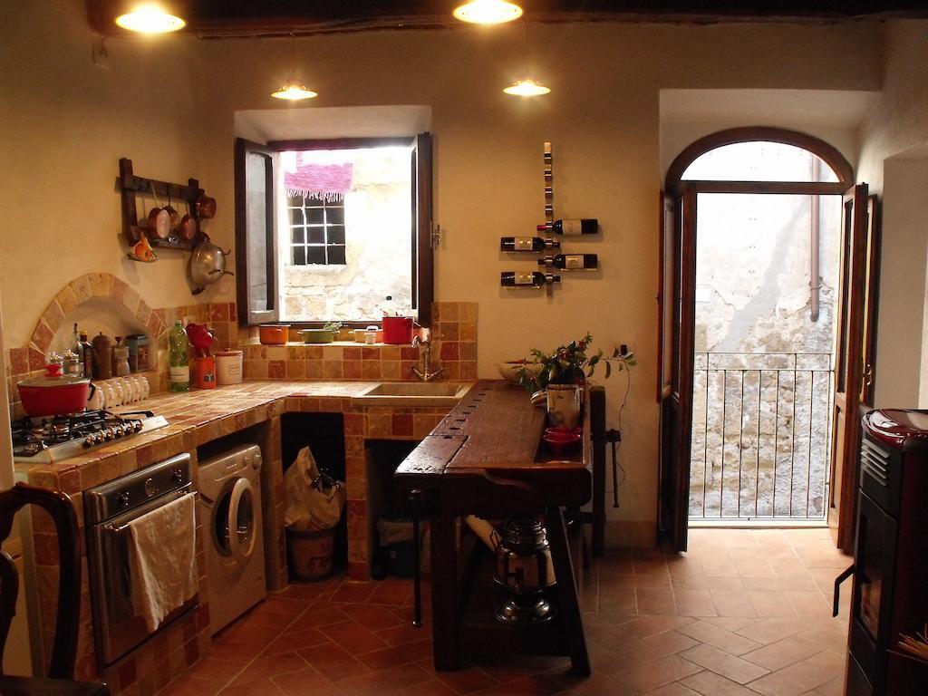La Casa Del Ghetto Leilighet Pitigliano Eksteriør bilde